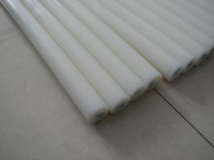 China Low Temperature Tenacity Nylon Rod , Plastic Rod , 1 - 2m Length HDPE PE Bar wholesale