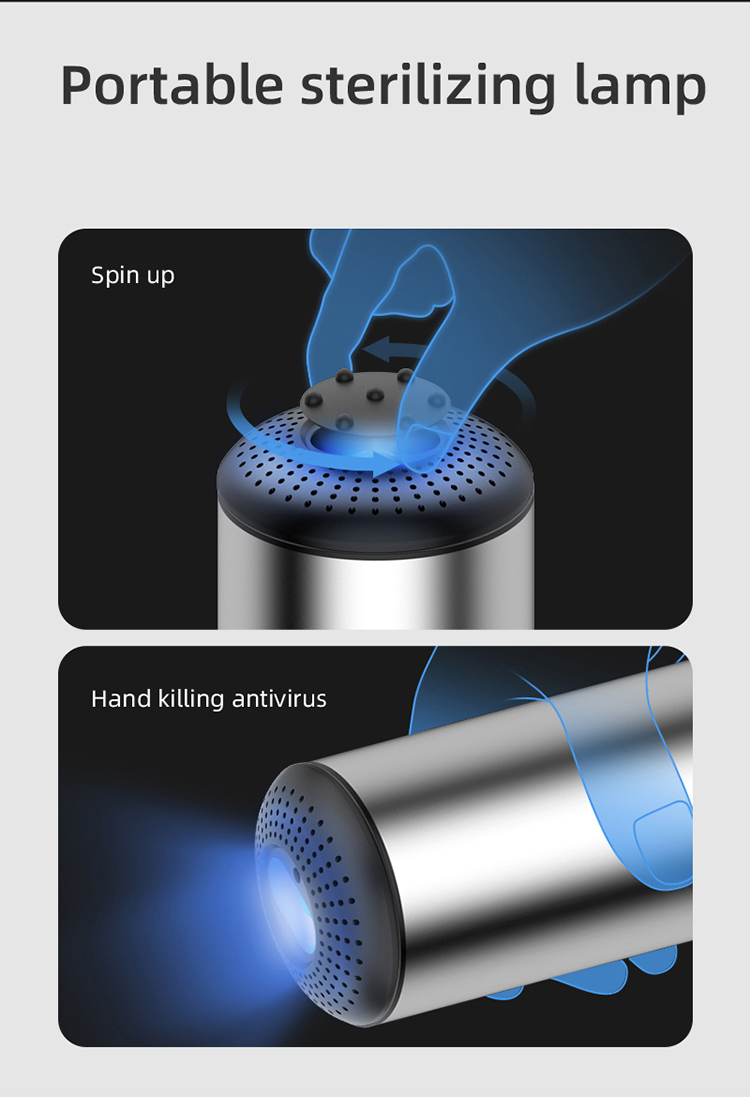 Homefish ODM Smart Car Air Purifier Car Purificatore Purificador De Aire Ozono Auto Air Disinfection Multifunctional Ionizer