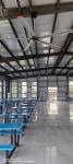 24Feet HVLS Industrial Ceiling Fans For Metro Station Single / Three Phase