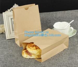 China China Suppliers Wholesales Customized Shopping Gift Printed Craft Bread Packaging Paper Bag With Handle, bagplastics, ba on sale