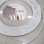 Bendable Window Curved Curtain Rod Plastic Metal Alloy Track Rail Ceiling or