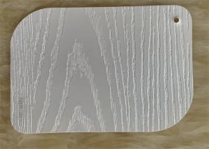 China White Wood Embossed PVC Decorative Film For Membrane Press Kitchen Doors wholesale