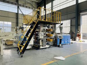 China 15m/Min UV PVC Sheet Manufacturing Machine Marble Sheet Extrusion Line 380V 50Hz 3phase wholesale