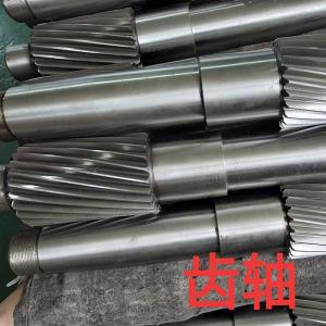 China 20CrMnti Gcr15 Spiral Gear Shaft Biomass Pellet Machine Spare Parts wholesale
