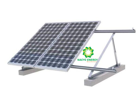Home Lighting Flat Roof Solar Mounting System High Intensity Aging Resistance