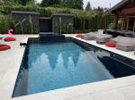 Non-Slip Swimming Pool Mosaic Tiles in Standard Glass for Philippines Sheet Size