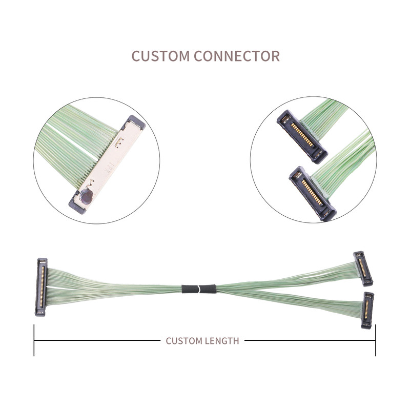 Cabline Ss Micro Coaxial Cable Connector I-Pex 20380-R10t-06 0.4mm Pitch