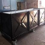 Anti Corrosion Modular Water Tank , 2 - 4 Mm Enamel Bolted Steel Storage Tanks