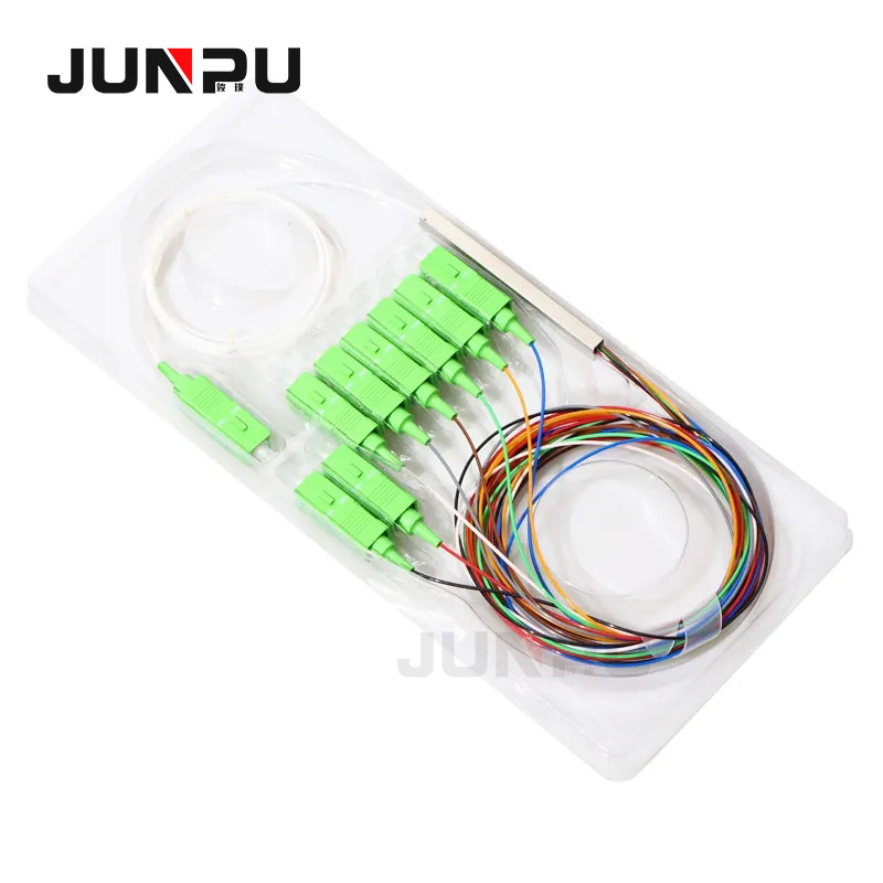 Factory Supply FTTH 1x8 PLC Fiber Optical Splitter Outdoor Terminal Box Mini Steel Tube