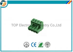 China 4 Pin Electrical Terminal Block Connectors 4POS STR 5.08MM OSTTJ045153 wholesale