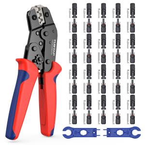 China Ergonomic PV Solar Crimping Tool Kit Multicolor Anti Abrasion wholesale