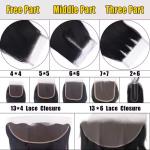 Deep Curly Lace Frontal Vietnamese Hair, Human Hair 5X5 Transparent HD Lace