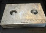 Marine Sacrificial Zinc Anode For Ship , Zinc Hull Anode ISO DNV BV Fit Marine