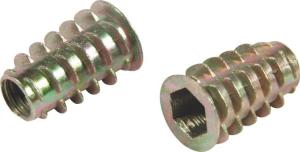 China Professional Zinc Alloy Furniture Insert Nut M4 - M10 D Nut E Nut With Washer wholesale