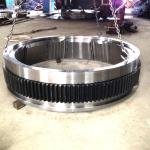 Cement Plant 70 Module 1000 TPD Rotary Kiln Gear Ring and spur gear