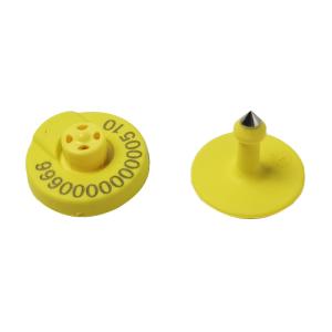 China Tension 350N 6.5g Electronic Ear Tags 134.2 KHz With Vibrating IEC 68-2-6 wholesale