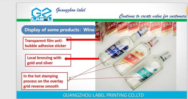 Customized Label Sticker for Waterproof Durable Tear-Proof Oil-Proof Heat
