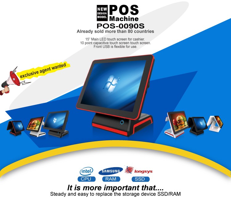 Capacitive Screen 15'' I5 CPU Touch Screen POS for Windows Operation System from Bimi