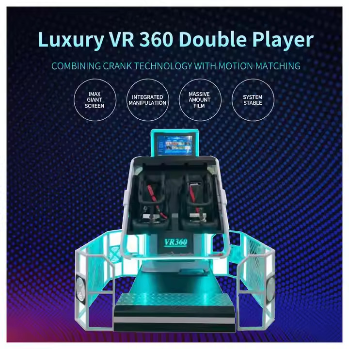 Customize 9D VR Roller Coaster Simulator VR 360 Game Machine With VR Movement Platform GTX1050Ti 4GB Ram Customizable Plug Type