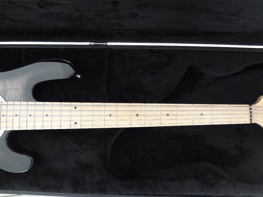 5 string bass guitar Erine ball sting ray 5 Gray quilted maple body maple neck and fingerboard
