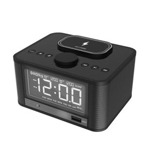 China Bluetooth 4.2 Speaker 10M 5W FM Radio Alarm Clock wholesale
