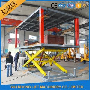 China Hydraulic Electric Type Portable Fixed In Ground Car Lift For Parking With CE wholesale