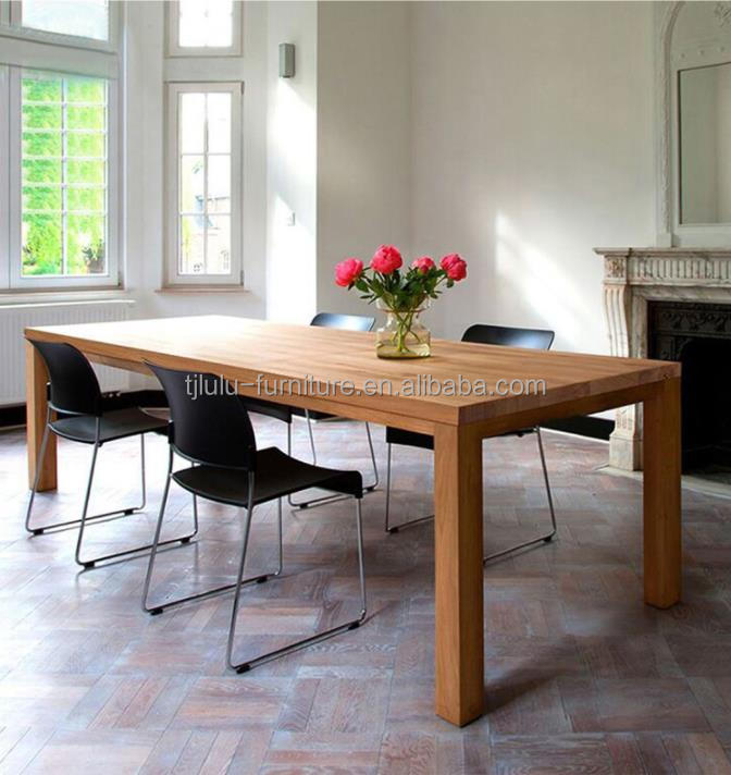 Wooden Dining Table with Modern Design and Eco-friendly Materials