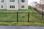 Durable Steel Bar Wrought Iron Fence 6ft High Prefabricated Ornamental