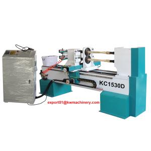 China KC1530D CNC WOOD LATHE FACTORY IN CHINA DOUBLE SPINDLES CNC WOOD TURNING LATHE wholesale