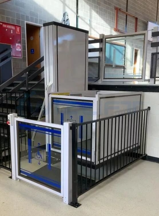 1-9m Personal Disabled Elevator Wheelchair Platform Lift For Home