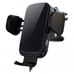 China 6.7 Inch Qi Wireless Car Charger Mount Automatic Car Phone Holder OEM wholesale