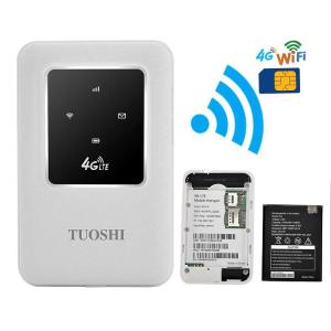 China Dual Sim Card SMS WPS Pocket Wifi Router 4G LTE With Battery wholesale