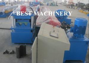 China 2 / 3 Beam Exprpessway Rail Guardrail Forming Machine 3mm - 5mm Galavnized wholesale
