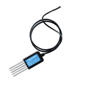 China Soil Temperature Moisture Industrial IOT Sensor Probe For Greenhouse Flower Garden wholesale