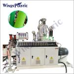 Plastic Hdpe Double Wall Drainage Corrugated Pipe Extrusion Line