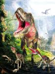 Dinosaur 3D Decoration Pictures 0.75mm Thickness Environmentally Friendly