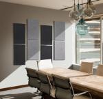 25mm Thickness Fabric Wrapped Sound Panels Reduce Echo for Conference Hall