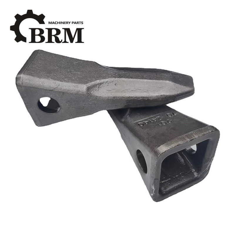Alloy Steel Excavator Bucket Teeth Backhoe Rock Teeth With Pins PC80