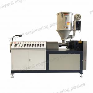China Automatic Industrial Single Screw Extruder , PA66 Nylon Extruder Machine with Professional Dryer on sale