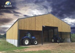 China Roll Formed C / Z Section Steel Framed Agricultural Buildings Easy Installation wholesale