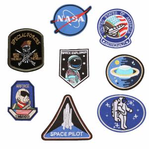 China Personalized Uniform Custom Woven Patches / Embroidered Logo Patches wholesale