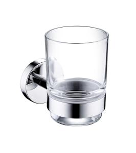 China Stainless Steel Satin Finishing Wall Hanger Single Tumbler Holder Glass Toothbrush Holder wholesale