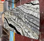 Transform Your Dining Table with Brazil's Popular Stone Panda Impression Marble