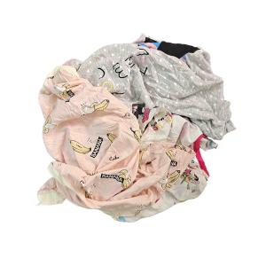 China 85% Cotton 100kg/Bale Colored T Shirt Rags wholesale