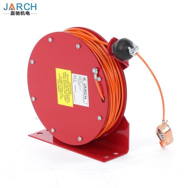 Industrial - Duty Retractable Grounding Reel With 100 AMP Clamp Rating,Heavy