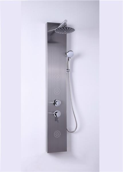 Brushed Stainless Steel Shower Panel , Waterfall Shower Panel Corrosion