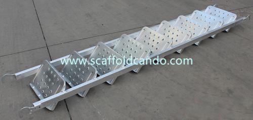 1829*1955*2677mm, 420*9 steps ladder galvanized painted scaffolding stair case