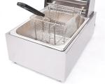 14L Single Tank 4500W Steel Electric Deep Fryer With Oil Filtration