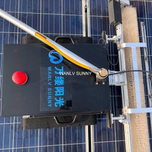 China Crawler Style Self Cleaning Solar Panel PV Module Brush System with Electric Fuel wholesale