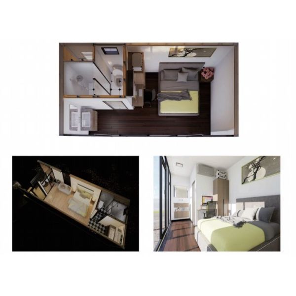 Custom White Apple Cabin House Cabin Container Aluminum Alloy Shell